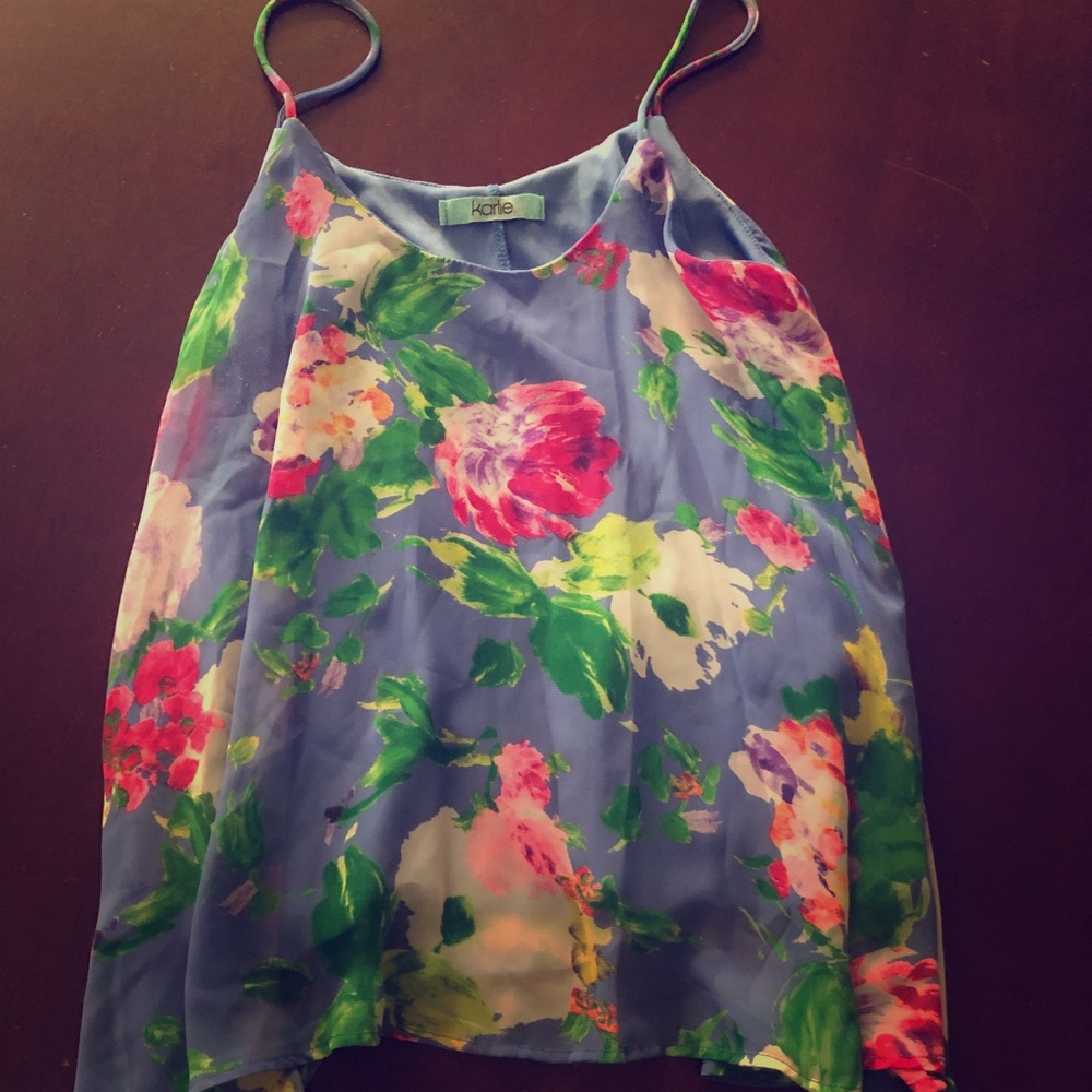 Karlie floral tank!
